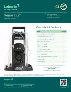 a brochure for laborie renovarp wireless kit contents .