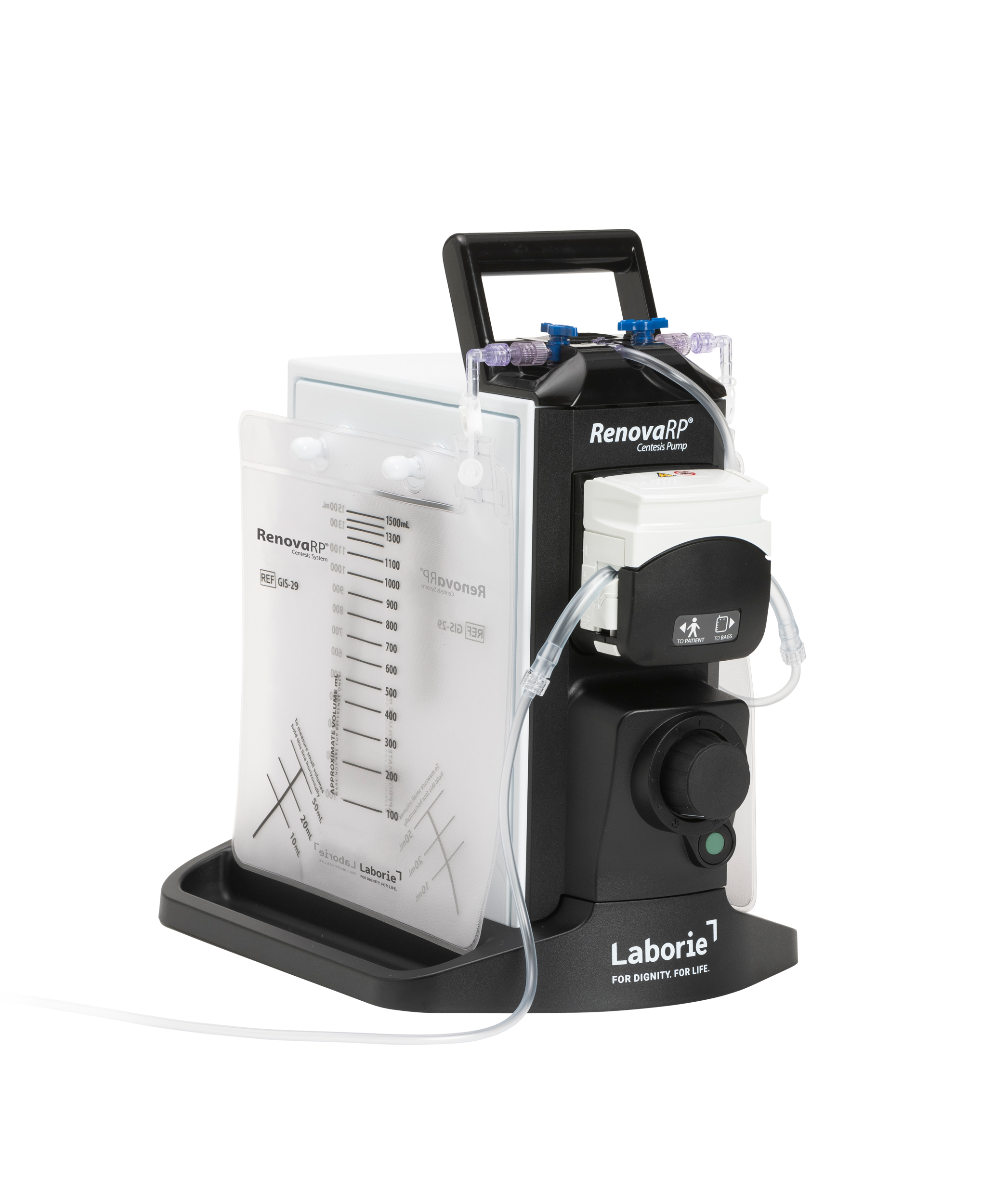 a laborie device with a hose attached to it