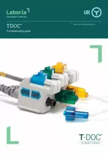 a picture of a t-doc brochure with a bunch of wires on it